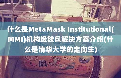 什么是MetaMask Institutional(MMI)机构级钱包解决方案介绍(什么是清华大学的定向生)