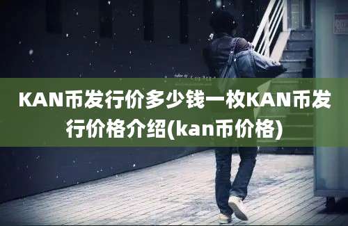 KAN币发行价多少钱一枚KAN币发行价格介绍(kan币价格)