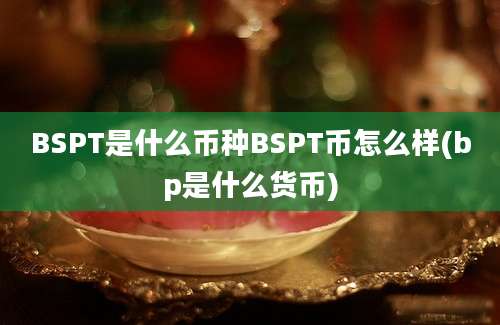 BSPT是什么币种BSPT币怎么样(bp是什么货币)