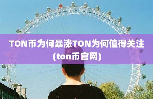 TON币为何暴涨TON为何值得关注(ton币官网)