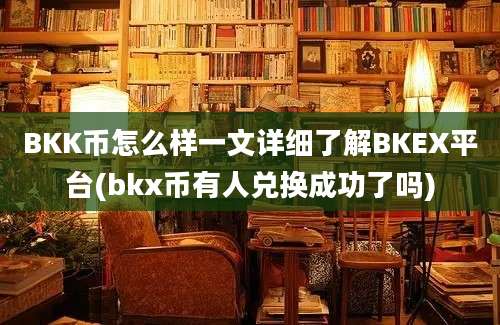 BKK币怎么样一文详细了解BKEX平台(bkx币有人兑换成功了吗)