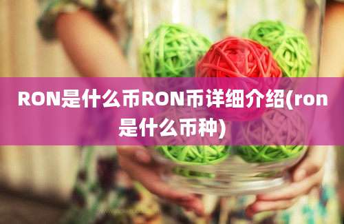 RON是什么币RON币详细介绍(ron是什么币种)