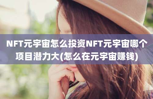 NFT元宇宙怎么投资NFT元宇宙哪个项目潜力大(怎么在元宇宙赚钱)