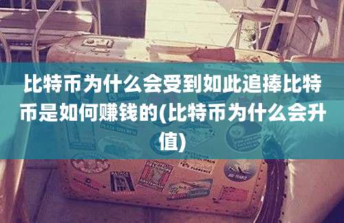 比特币为什么会受到如此追捧比特币是如何赚钱的(比特币为什么会升值)