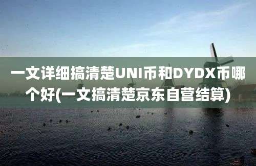 一文详细搞清楚UNI币和DYDX币哪个好(一文搞清楚京东自营结算)