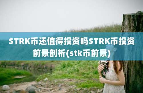 STRK币还值得投资吗STRK币投资前景剖析(stk币前景)