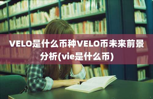 VELO是什么币种VELO币未来前景分析(vie是什么币)