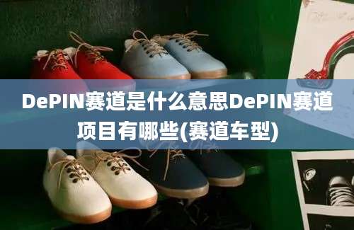 DePIN赛道是什么意思DePIN赛道项目有哪些(赛道车型)