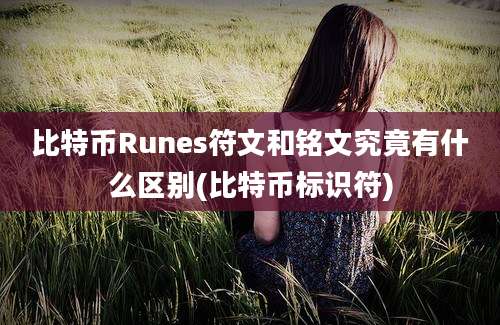 比特币Runes符文和铭文究竟有什么区别(比特币标识符)