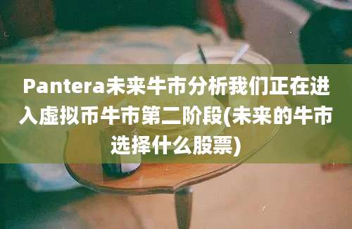 Pantera未来牛市分析我们正在进入虚拟币牛市第二阶段(未来的牛市选择什么股票)