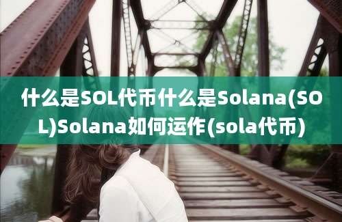 什么是SOL代币什么是Solana(SOL)Solana如何运作(sola代币)