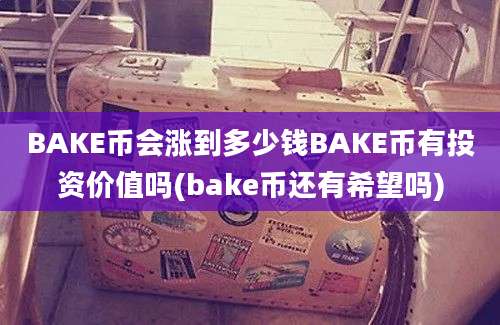 BAKE币会涨到多少钱BAKE币有投资价值吗(bake币还有希望吗)