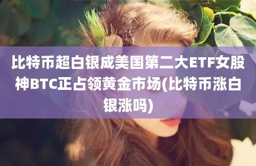 比特币超白银成美国第二大ETF女股神BTC正占领黄金市场(比特币涨白银涨吗)