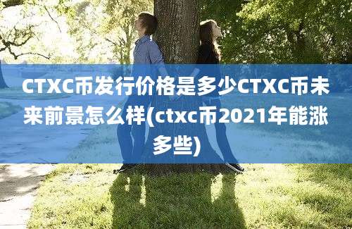 CTXC币发行价格是多少CTXC币未来前景怎么样(ctxc币2021年能涨多些)