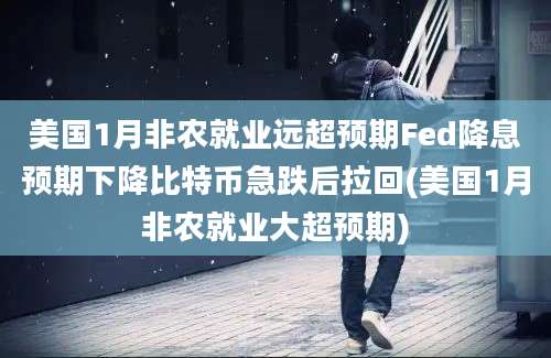 美国1月非农就业远超预期Fed降息预期下降比特币急跌后拉回(美国1月非农就业大超预期)