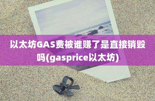 以太坊GAS费被谁赚了是直接销毁吗(gasprice以太坊)