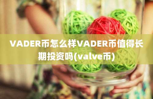 VADER币怎么样VADER币值得长期投资吗(valve币)