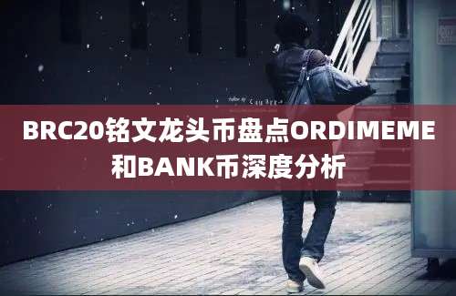 BRC20铭文龙头币盘点ORDIMEME和BANK币深度分析