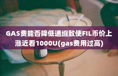 GAS费能否降低通缩致使FIL币价上涨近看1000U(gas费用过高)