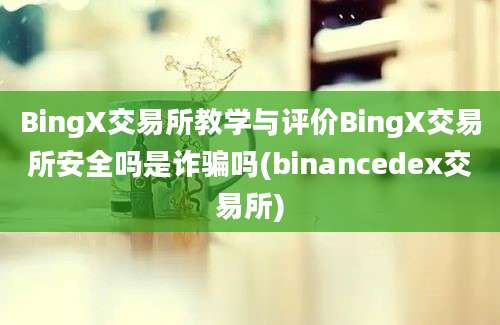 BingX交易所教学与评价BingX交易所安全吗是诈骗吗(binancedex交易所)