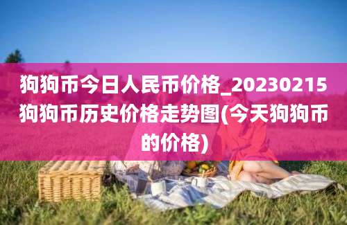 狗狗币今日人民币价格_20230215狗狗币历史价格走势图(今天狗狗币的价格)