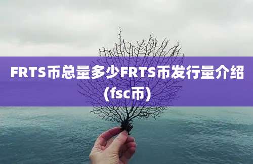 FRTS币总量多少FRTS币发行量介绍(fsc币)