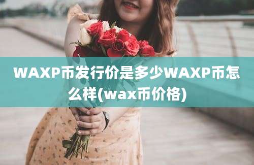 WAXP币发行价是多少WAXP币怎么样(wax币价格)