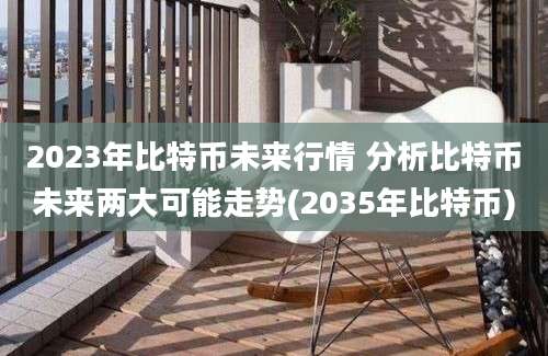 2023年比特币未来行情 分析比特币未来两大可能走势(2035年比特币)