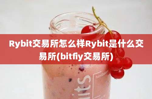 Rybit交易所怎么样Rybit是什么交易所(bitfiy交易所)