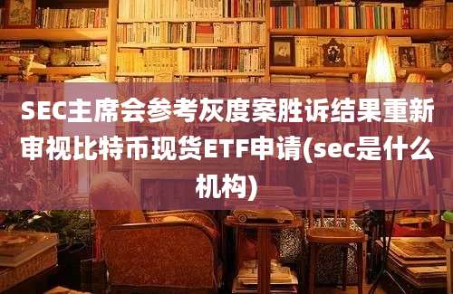 SEC主席会参考灰度案胜诉结果重新审视比特币现货ETF申请(sec是什么机构)