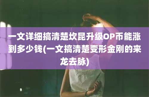 一文详细搞清楚坎昆升级OP币能涨到多少钱(一文搞清楚变形金刚的来龙去脉)