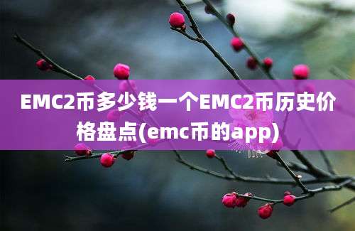 EMC2币多少钱一个EMC2币历史价格盘点(emc币的app)