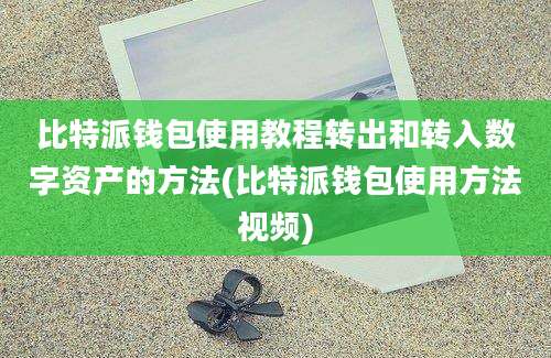 比特派钱包使用教程转出和转入数字资产的方法(比特派钱包使用方法视频)