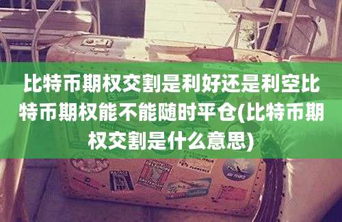 比特币期权交割是利好还是利空比特币期权能不能随时平仓(比特币期权交割是什么意思)