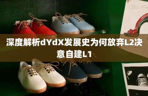 深度解析dYdX发展史为何放弃L2决意自建L1