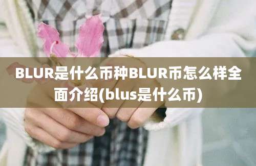 BLUR是什么币种BLUR币怎么样全面介绍(blus是什么币)