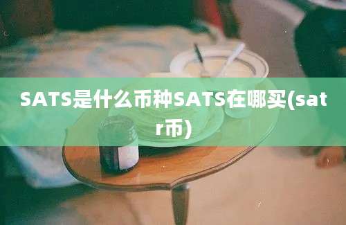 SATS是什么币种SATS在哪买(satr币)