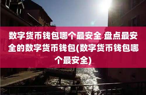 数字货币钱包哪个最安全 盘点最安全的数字货币钱包(数字货币钱包哪个最安全)