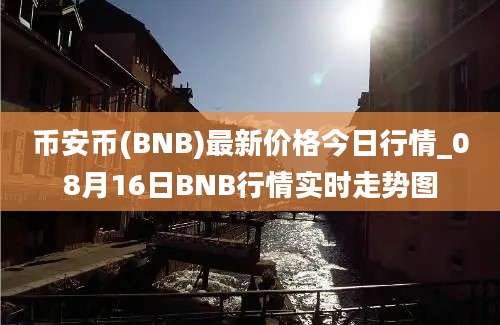 币安币(BNB)最新价格今日行情_08月16日BNB行情实时走势图