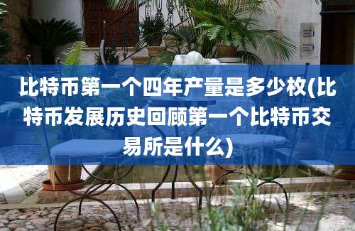 比特币第一个四年产量是多少枚(比特币发展历史回顾第一个比特币交易所是什么)