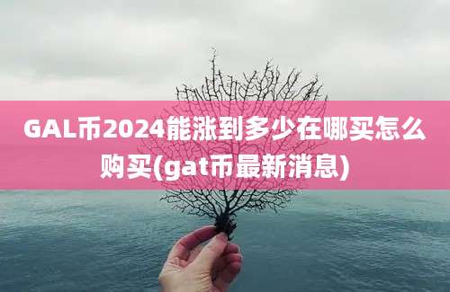 GAL币2024能涨到多少在哪买怎么购买(gat币最新消息)