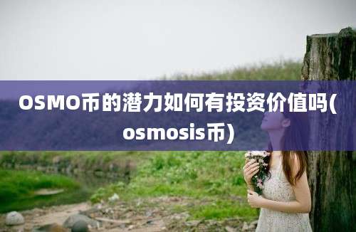 OSMO币的潜力如何有投资价值吗(osmosis币)