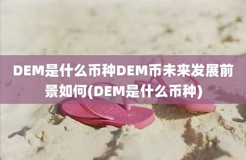 DEM是什么币种DEM币未来发展前景如何(DEM是什么币种)