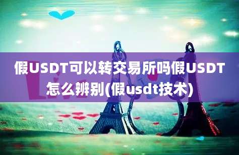 假USDT可以转交易所吗假USDT怎么辨别(假usdt技术)