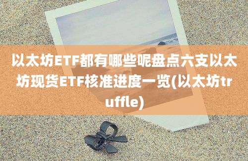 以太坊ETF都有哪些呢盘点六支以太坊现货ETF核准进度一览(以太坊truffle)