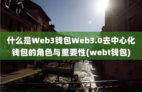 什么是Web3钱包Web3.0去中心化钱包的角色与重要性(webt钱包)