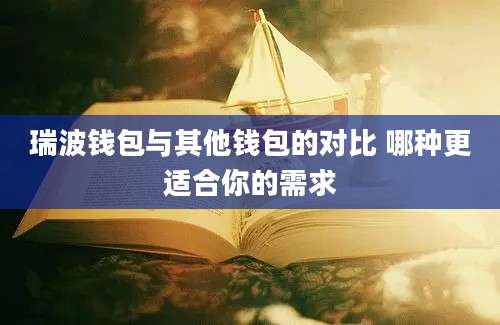 瑞波钱包与其他钱包的对比 哪种更适合你的需求