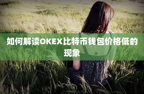 如何解读OKEX比特币钱包价格低的现象