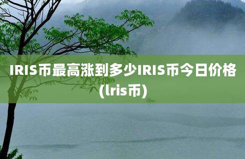 IRIS币最高涨到多少IRIS币今日价格(lris币)