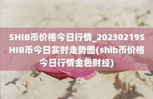 SHIB币价格今日行情_20230219SHIB币今日实时走势图(shib币价格今日行情金色财经)